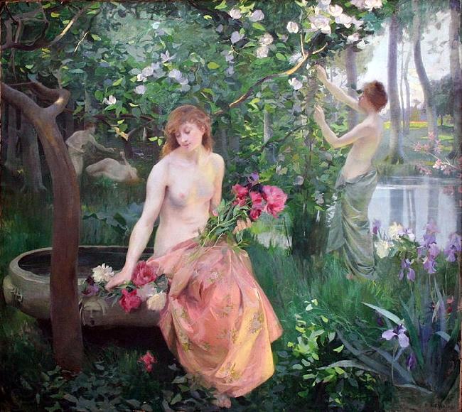 Menard, Emile-Rene Spring France oil painting art